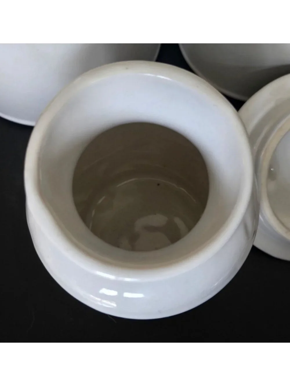 MCCOY Milk Jug Canister Set - Rosemary Laurel Thyme herb theme - floral Kitchen
